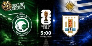 Soi kèo Ả Rập Saudi vs Uruguay, 5h 16/6 - VCK World Cup 2026