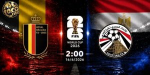 Soi kèo Bỉ vs Ai Cập, 2h ngày 16/6 - VCK World Cup 2026