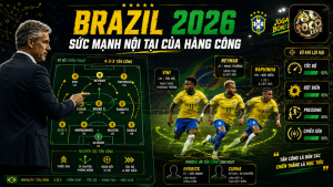 Đánh giá sức mạnh nội tại của đội hình Brazil tham dự World Cup 2026